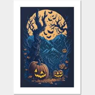 halloween view Posters and Art